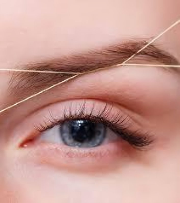 Eyebrow threading